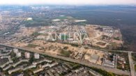 Columbus Campus - Neubau eines Bürogebäudes auf höchstem Niveau der Nachhaltigkeit - Vogelperspektive Columbusquartier