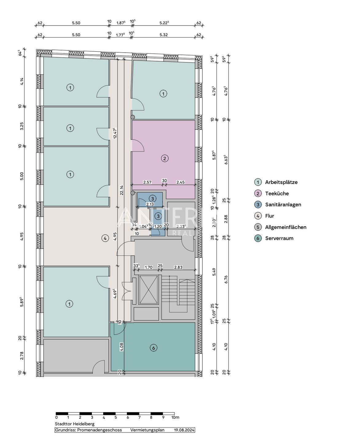 Grundriss Promenadengeschoss BT B