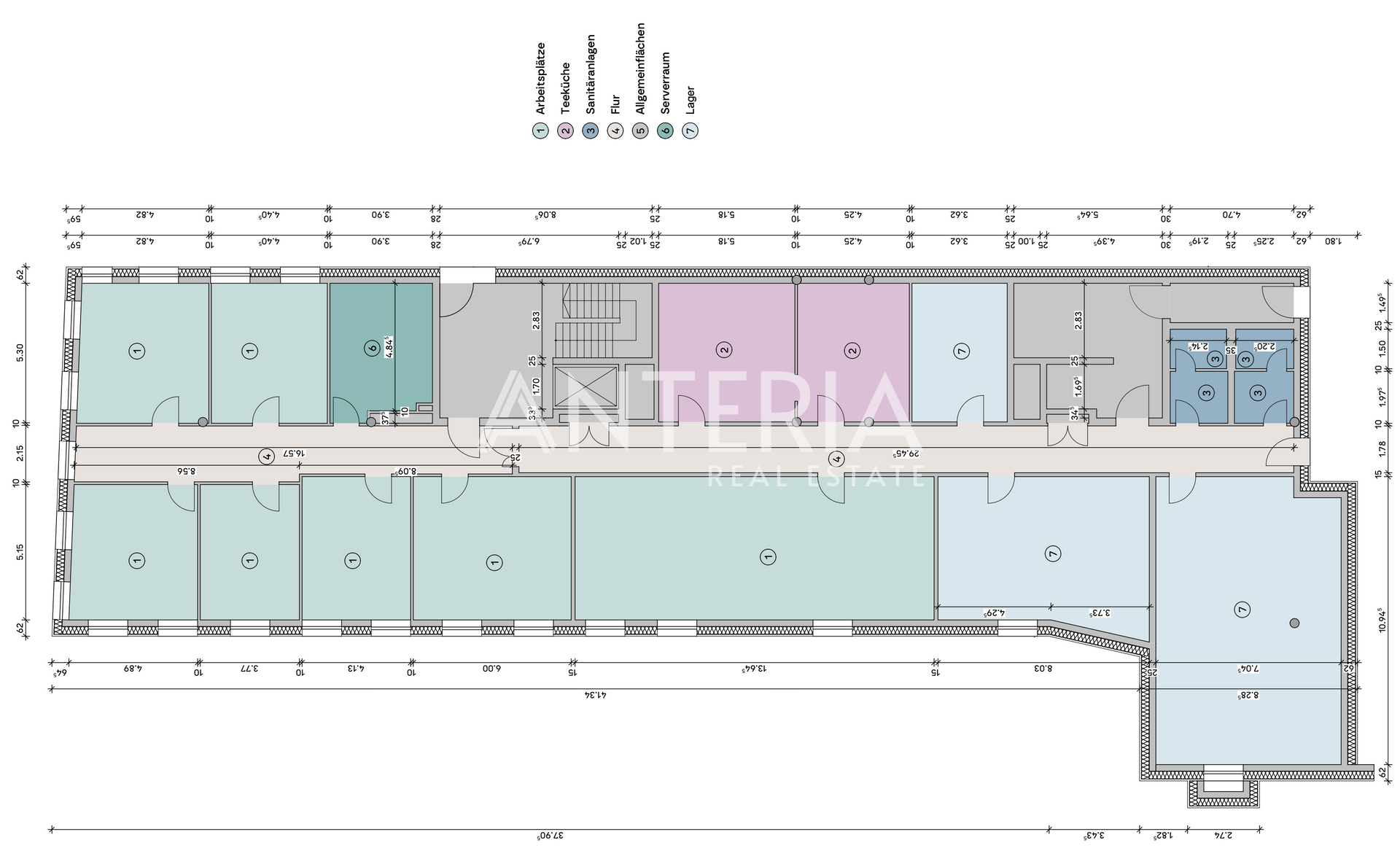 Grundriss Erdgeschoss BT B