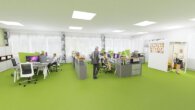 CONNEXT: Großzügiges Büroflächenangebot mit viel Gestaltungspotential - Ausbaubeispiel Office
