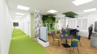 CONNEXT: Großzügiges Büroflächenangebot mit viel Gestaltungspotential - Ausbaubeispiel Sozialbereich
