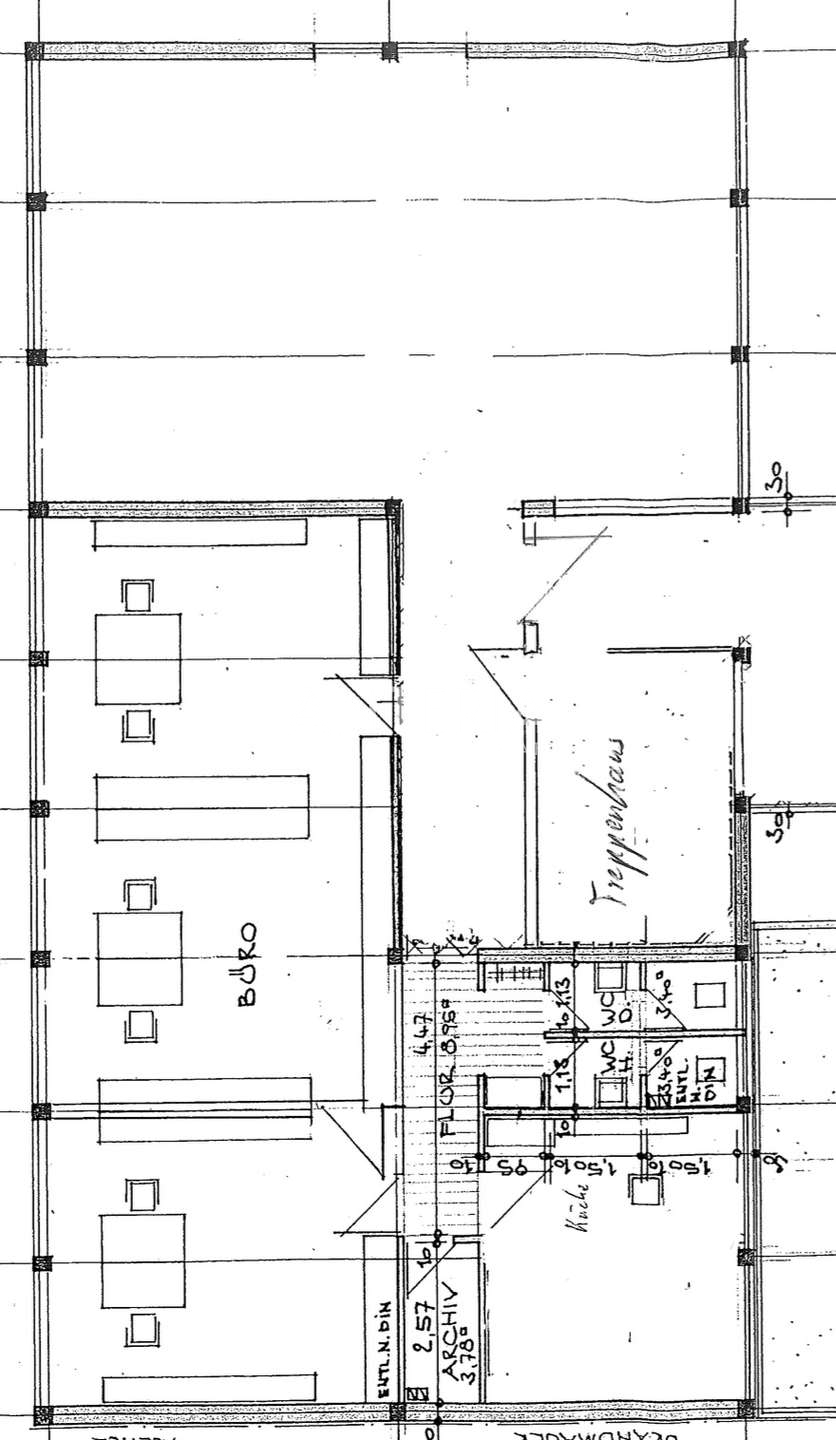 Grundriss Büro