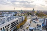 Attraktive Büro-/Praxisfläche in zentraler Innenstadtlage mit Blick auf den Wasserturm - Vogelperspektive