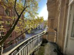 Renovierte Büro- und Schulungsflächen in historischem Gebäude in der Augustaanlage - Ausblick zur Augustaanlage