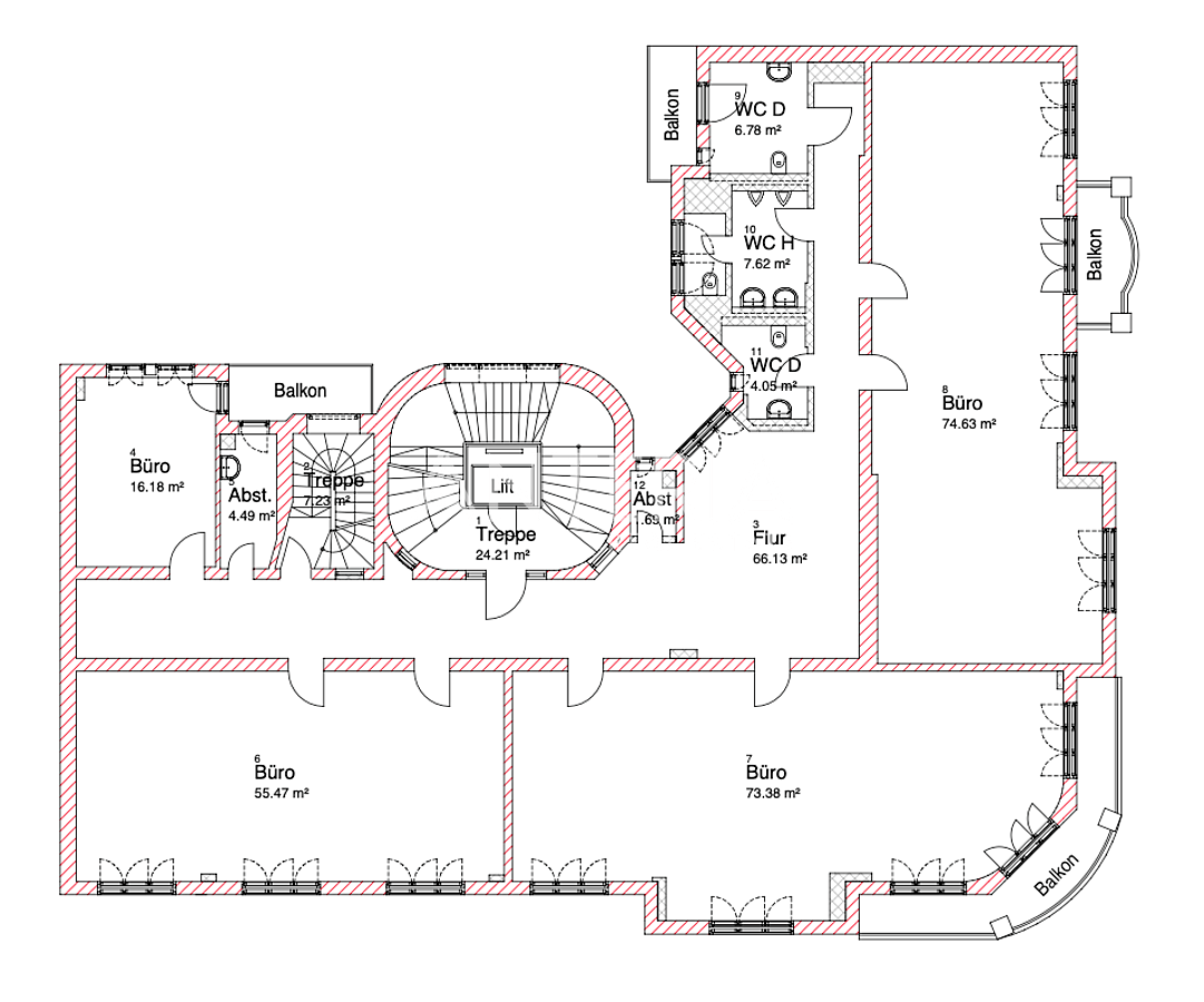 Grundriss 2.Obergeschoss