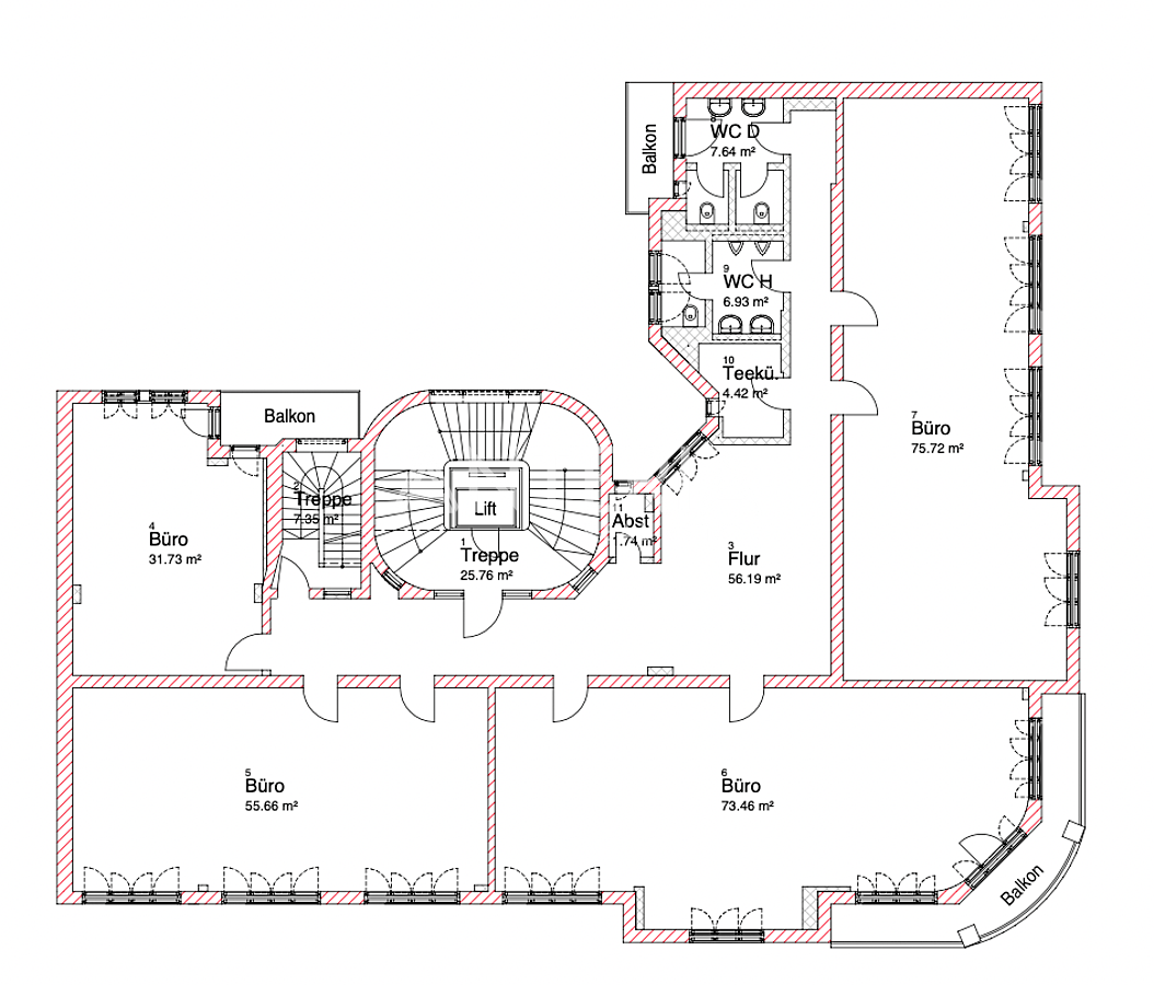 Grundriss 3.Obergeschoss