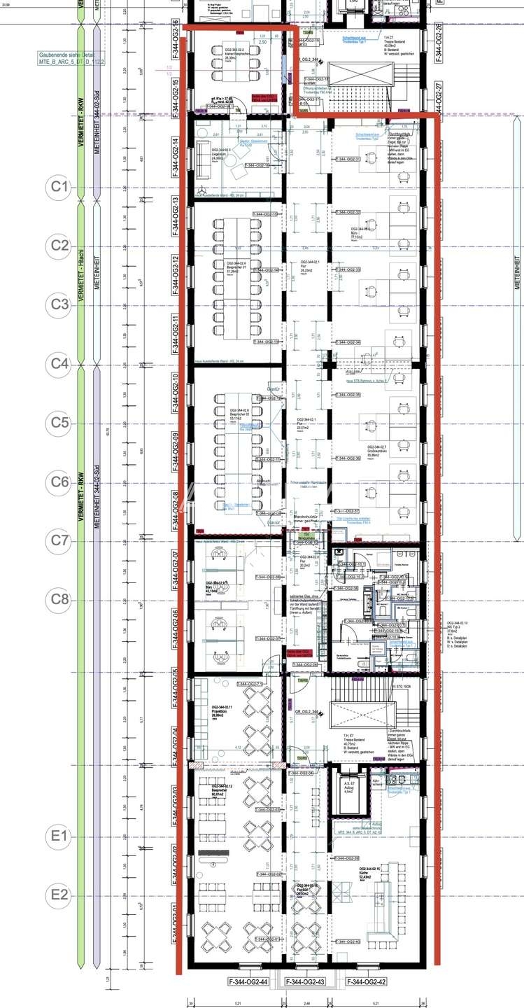 Bauteil 345 2.OG ca. 660,11 m2