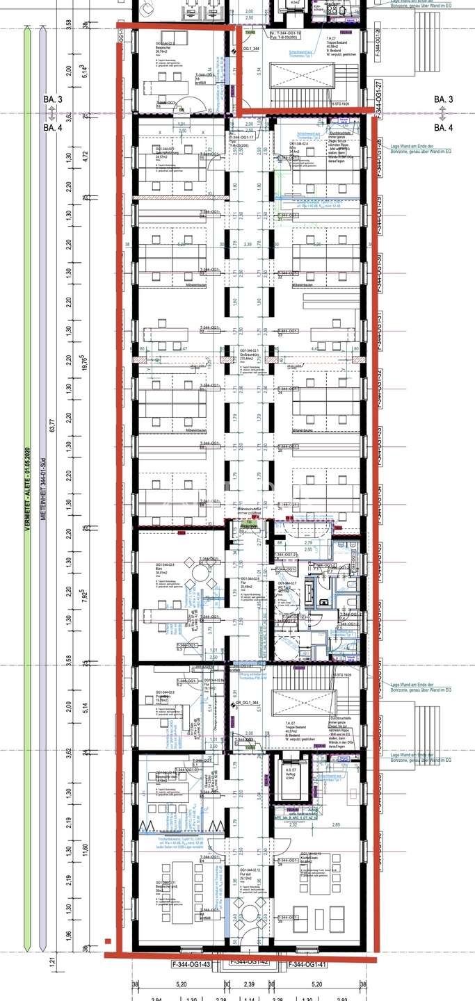 Bauteil 345 1.OG ca. 347,9 m2