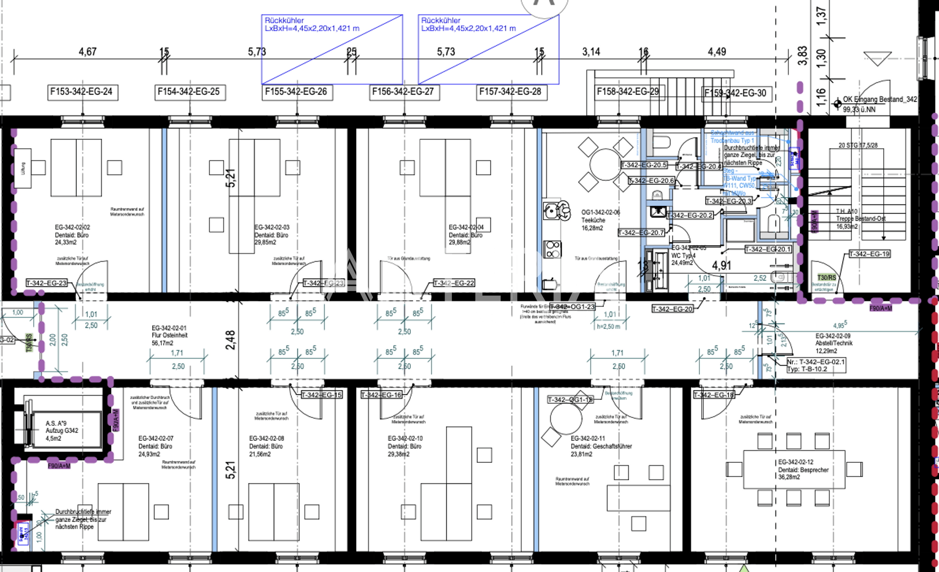 Bauteil 342 EG ca. 340 m2