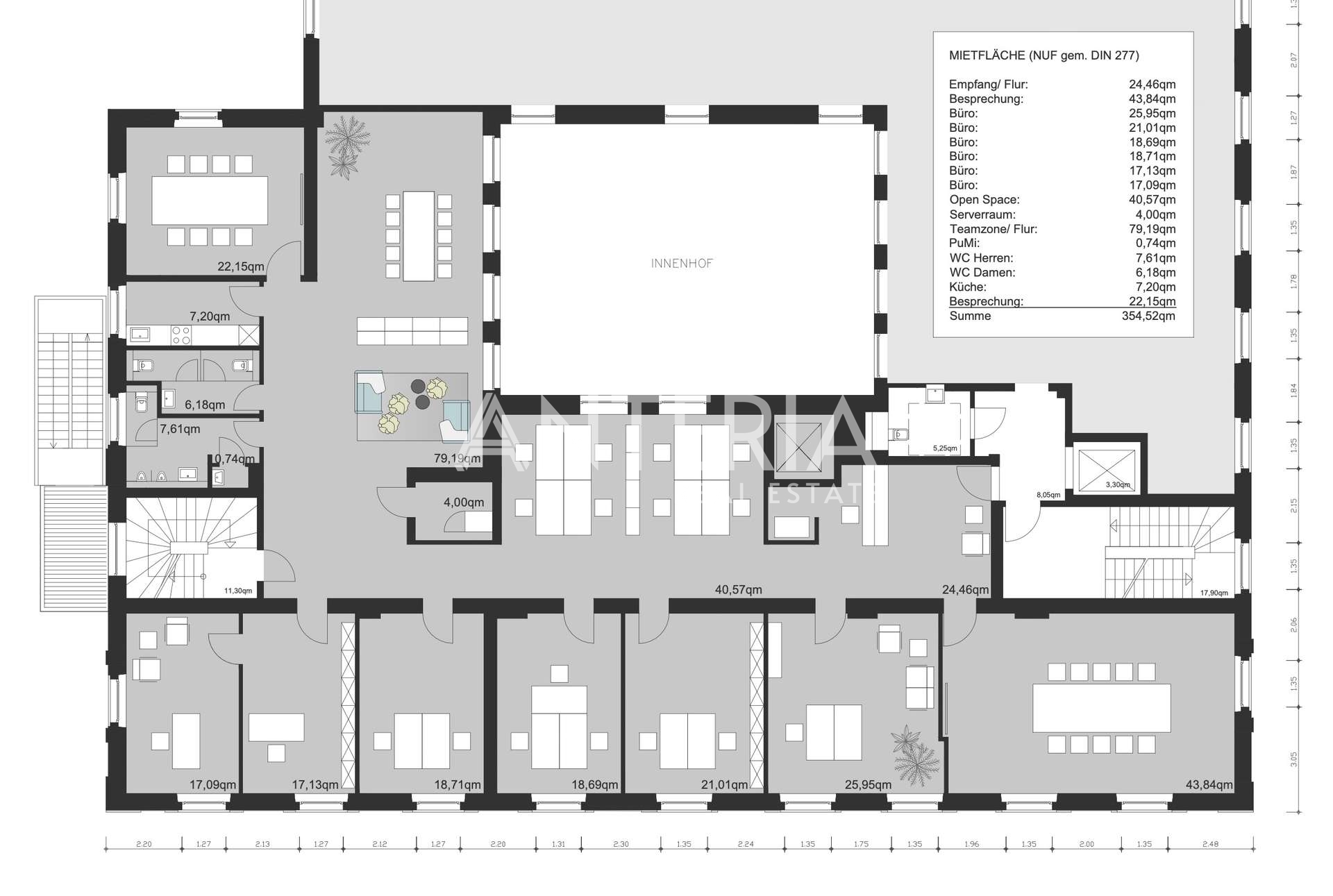 Grundriss 2.OG (Alternative Planungsvariante)