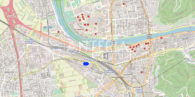 Großzüge Lager-/Archivflächen in der Bahnstadt - Lagekarte