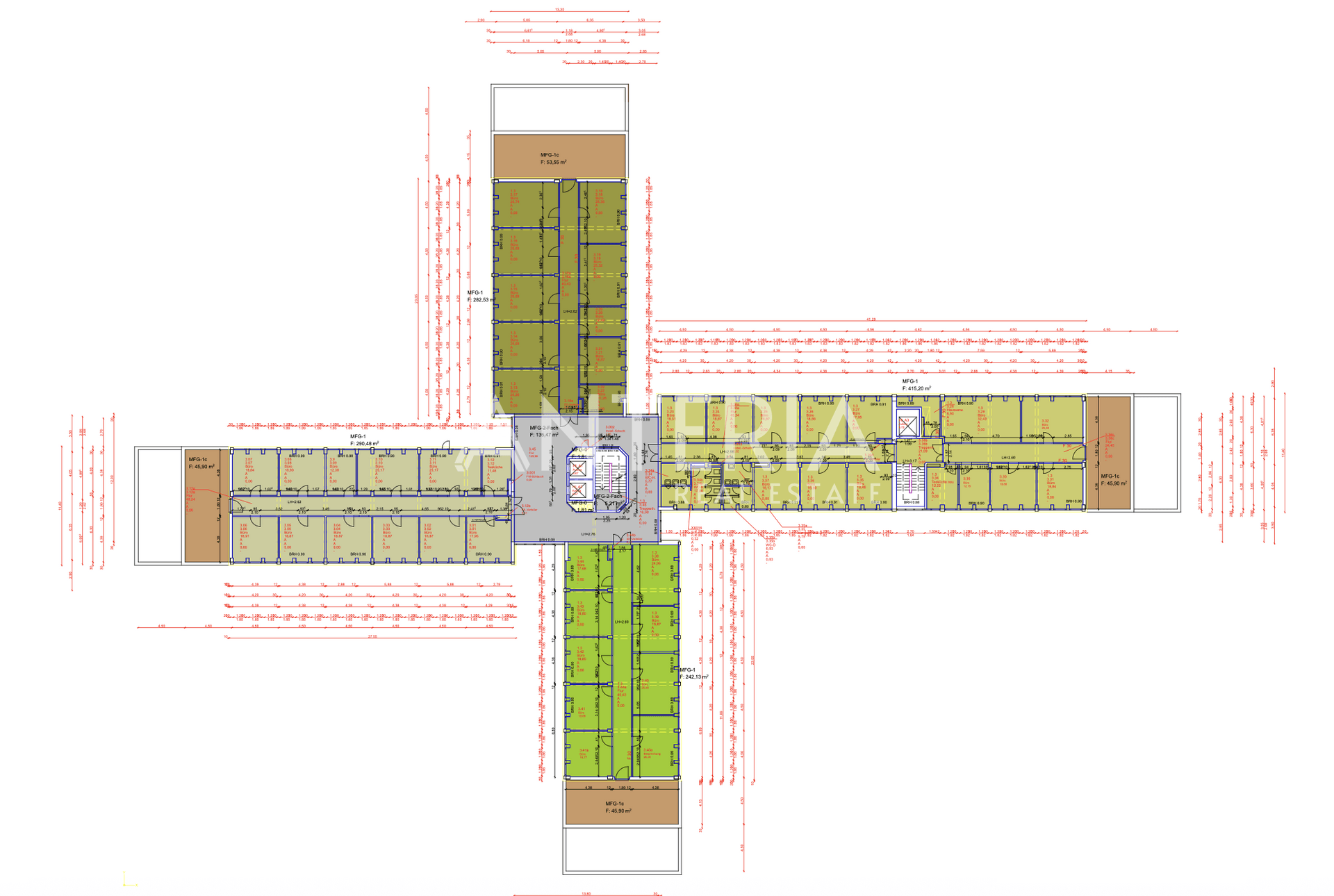 Grundriss Regelgeschoss