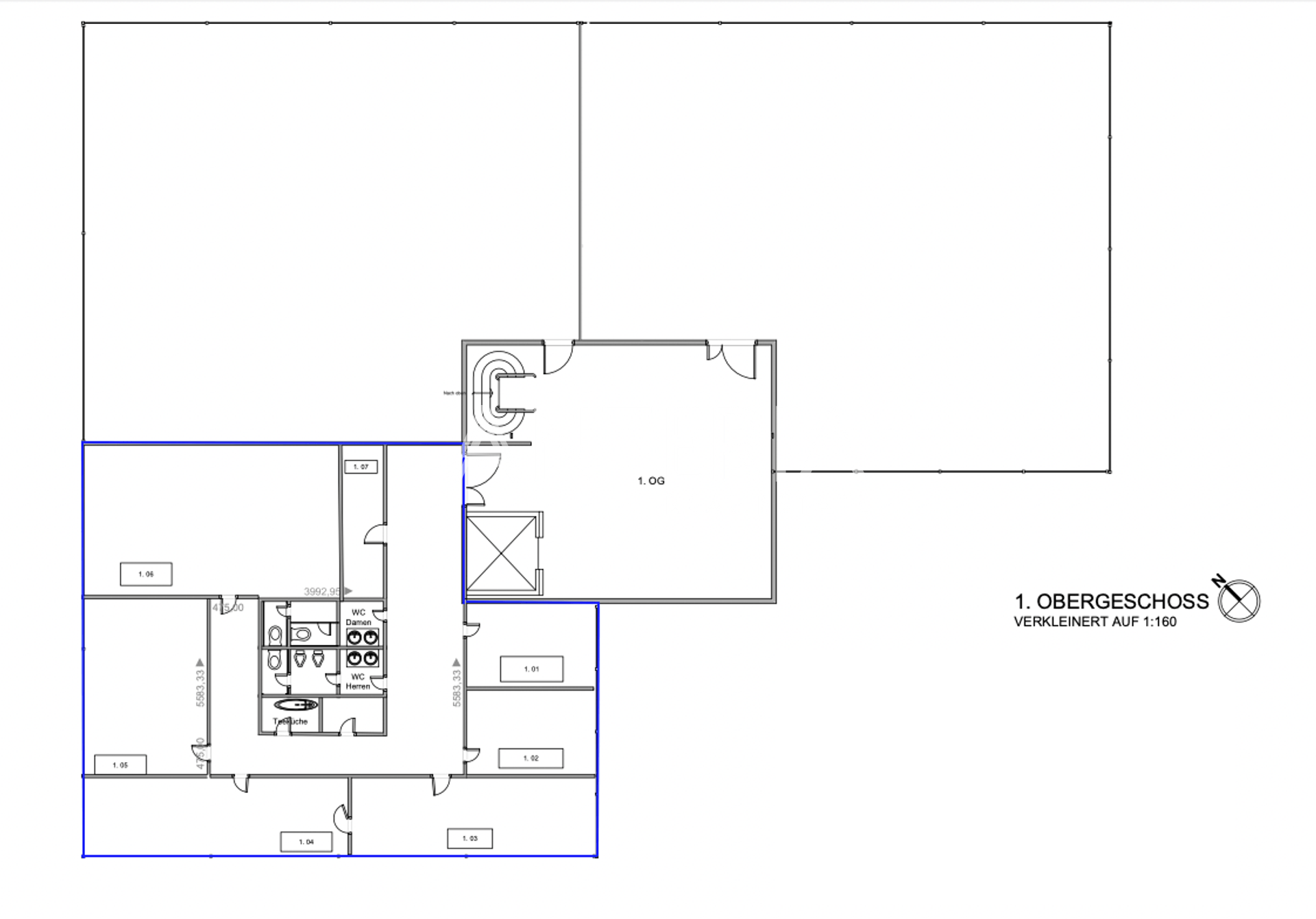 Grundriss Einheit 1.OG