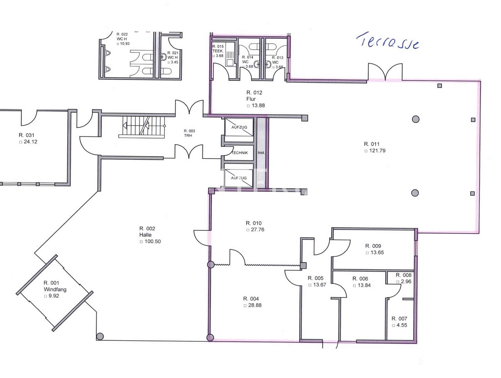 Grundriss EG Büro_Ausstellung