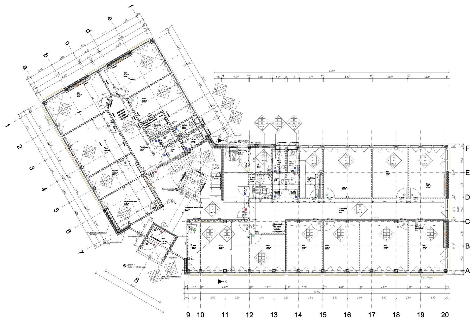 Grundriss EG (Mieteinheiten)
